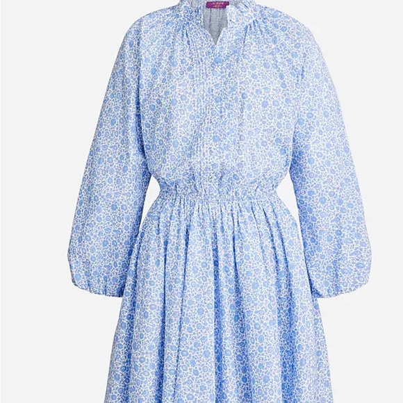 J.Crew Ruffle-collar mini dress in Liberty® D'Anjo Coast fabric Size/XXS - Picture 2 of 6